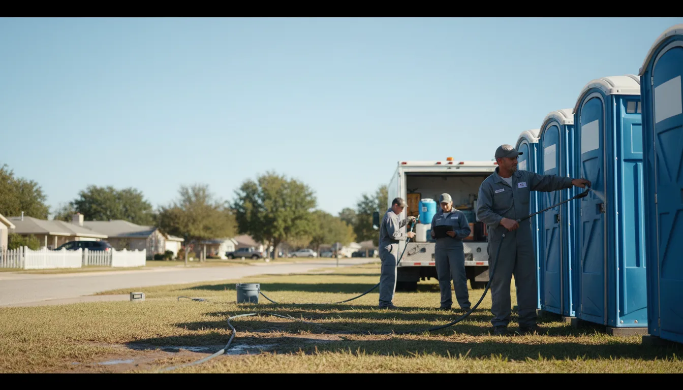 Long-Term Portable Toilet Rental in Crystal City, TX near me